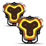 Novsight 3 Inch Led Offroad Light Spot Beam Amber/white W/covers Wiring Harness. Fixed Price $329.99.