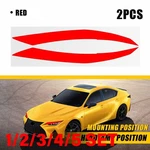 Pre-cut Headlight Drl Tint Overlays For 2021-2025 Lexus IS350 300 500 Red 1-5SET. Fixed Price $105.99.
