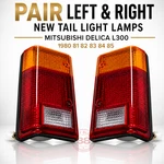 Tail Light Lamps Mitsubishi Delica L300 1980 81 82 83 84 85 Pair Left Right New. Fixed Price $80.00.