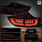 Fits 2011-2014 Toyota Sienna Smoke Full Led Tail Lights Sequential Turn Signal. Fixed Price $285.38.
