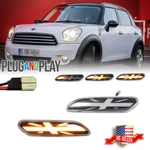 Union Jack Style Amber Led Front Side Marker Light For 11-16 Mini Cooper R60 R61. Fixed Price $29.99.