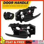 Front Black Interior Inside Door Handle Left Right For 01-06 Elantra. Fixed Price $8.54.