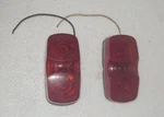 Vintage Signal-stat E12 M3 Red Clearance Marker Lights Trailer Lot Of. Fixed Price $19.95.