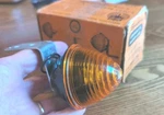 Genuine Nos Speaker Vintage Amber Marker Lamp 70 Orig Box Mounting Bracket. Fixed Price $30.00.