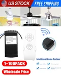 Universal Ceiling Fan Lamp Light Remote Control Receiver Kit Timing Wireless 15M. Fixed Price $51.59.