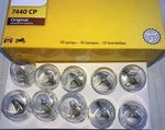 10 Phillips 7440 Cp Original Equipment Automotive Miniature Light Bulbs. Fixed Price $19.59.