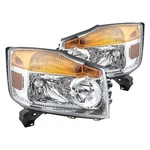 Headlight Set For Nissan Armada 08-15 Lh Rh Front Factory Halogen 114-50629L. Fixed Price $282.80.