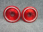 Pair Of 1962 Ford Galaxie Tail Light Lamp Brake Stop Lenses No Backup. Fixed Price $34.99.