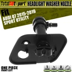 Headlight Washer Nozzle Front Left Driver Side For Audi Q7 2015-2019 4M0955101A. Fixed Price $18.49.