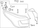 Genuine Subaru Inner Cover 84953FN01A. Fixed Price $32.62.