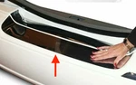 2003-2011 Lincoln Town Car Rear Trunk Protector Accent Trim Cover Door Stainless. Fixed Price $87.00.