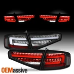 For 2013-2016 Audi A4/S4 Full Led Tail Lights W/ Sequential Turn Signal Black. Fixed Price $278.99.
