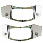 New Lh And Rh Side Park Lamp Bezel Stainless Steel Amd Fits F-100 F-250. Fixed Price $118.33.