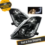 Spyder 5064738 Projector Headlights Drl Black For 2003-2005 Nissan 350Z. Fixed Price $459.86.