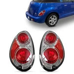 Pair Tail Lights Brake Lamps Chorme For 2001-2005 Chrysler Pt Cruiser. Fixed Price $44.22.