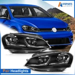 Pair/set Full Led Drl Projector Headlights For Volkswagen Golf Gti MK7 2012-2017. Fixed Price $315.99.