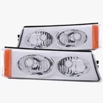Anzo 511035 Parking Light Assembly - Euro Clear Lens Chrome Housing Pair. Fixed Price $75.22.