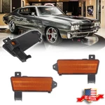 For 1970 Chevy Chevelle Camino Front Fender Lower Side Marker Lamp Lh+rh Pair. Fixed Price $39.99.