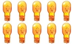 10X Amber Bright Wedge Car Mini Orange Lamp Light Bulbs Yellow 12V 906NA Lot. Fixed Price $13.98.
