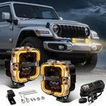 Pair 4" Inch Led Work Cube Lights Fog Lamps Fit For Pickup Suv Utv 4WD Off-road. Fixed Price $68.98.