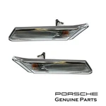 Genuine Porsche 911 997 Clear Euro Side Marker Light Set Left & Right. Fixed Price $74.00.