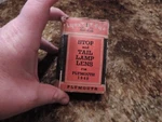 Rare In Box Lynx Eye Stop & Tail Lamp Lens T365-1940 Plymouth-glass. Fixed Price $20.00.