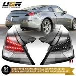 Monochrome Black/clear Red Led Tail Light Set L+r For 03-05 Nissan 350Z Z33. Fixed Price $219.95.