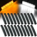 Bjz AMBER+10PCS White Led Trailer Side Marker Clearance Lights Strip 3..... Fixed Price $40.14.