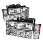 Spyder Auto 5069535 Crystal Front Headlight Kit Chrome/clear. Fixed Price $85.64.