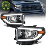Headlights Assembly W/ Led Drl For 14-21 Toyota Tundra Black Housing Headlamps. Fixed Price $207.99.