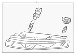 Genuine Audi Parking Light Assembly 4L0-953-042-D. Fixed Price $562.50.
