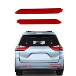 Bumper Reflector Set For 2011-2017 Toyota Sienna 2015-17 NX200T NX300H Rear 2X. Fixed Price $9.95.