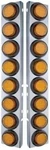 United Pacific 33800 Air Cleaner Light Bar, Front, Stainless Steel, With Bracket. Fixed Price $163.56.