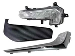 For 2016-2018 Chevrolet Malibu Left Front Bumper Running Light Cover Chrome Drl. Fixed Price $64.80.