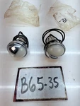 Nos SAE-L-74-JEC Pair Of License Plate Light Lens Bulbs B65-35. Fixed Price $33.20.