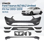 2013-2019 Ford Taurus Front Bumper Cover Grille Assembly Kit Set Chrome Trim. Fixed Price $189.99.
