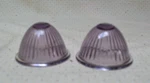 2 Original Glass Marker Lite Lens Clear (sp) 3/8" Diameter, L450 Pre 1940'S. Fixed Price $49.99.