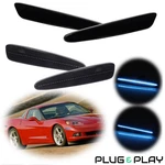 For 05-13 Chevy Corvette C6 Smoked Lens Ice Blue Led Side Marker Lights Set Of 4. Fixed Price $59.99.