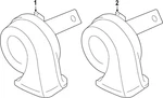 Genuine Nissan Low Note Horn 25620-6SA0A. Fixed Price $31.52.