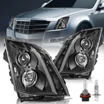 For 2008 2009 2010 2011 2012 2013 2014 Cadillac Cts Black Halogen Headlights Set. Fixed Price $122.13.