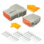 Pin Deutsch DTM04-12P DTM06-12S Waterproof Electrical Connector Kit. Fixed Price $13.56.