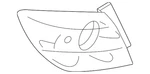 Genuine Mazda Tail Light Assembly BR5S-51-170D. Fixed Price $218.79.