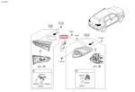 Genuine/oem 92421D3000 Cover-rr Combination Lamp,rh For Hyundai/kia. Fixed Price $5.84.