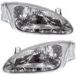 Left And Right Headlights For Hyundai Elantra 1999-2000 Halogen W/ Bulb/s Gls. Fixed Price $147.93.