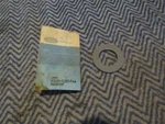 Nos 1978 1979 Ford F-100 F-150 F-250 F-350 Rear License Plate Light Lamp Gasket. Fixed Price $9.99.