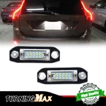 Pair White License Plate Lights 18-LED Lamps For Volvo S60 V60 XC60 XC70 S80. Fixed Price $12.99.