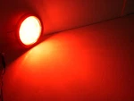 Two 4" Round 12 Diode Led Red Clear Stop Turn Tail Light Trailer Truck. Fixed Price $30.58.
