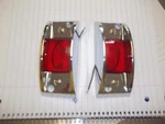 Pair Trailer Clearance Light Red Marker Chrome Houseing And Bulb Replacment. Fixed Price $10.95.