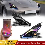 Pair Rgb Led Headlight For 2009-2021 Nissan 370Z Z34 Sequential Front Lamps. Fixed Price $989.00.
