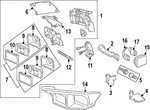 Genuine Gm Driver Side Head Lamp Bezel 10410721. Fixed Price $81.24.
